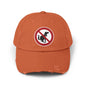Unisex Distressed Cap with No Dogs Allowed Design | Casual Wear, Dog Owners Gift, Trendy Cap for Pet Lovers, Outdoor Style