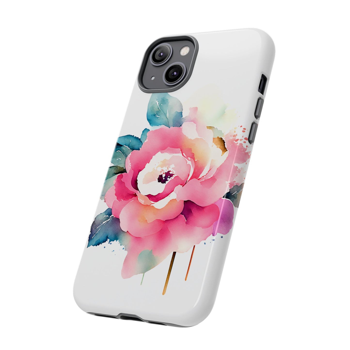 Floral Phone Case - Vibrant Rose Design