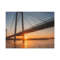 Sunrise Bridge Canvas Wall Art — Matte Stretched Canvas