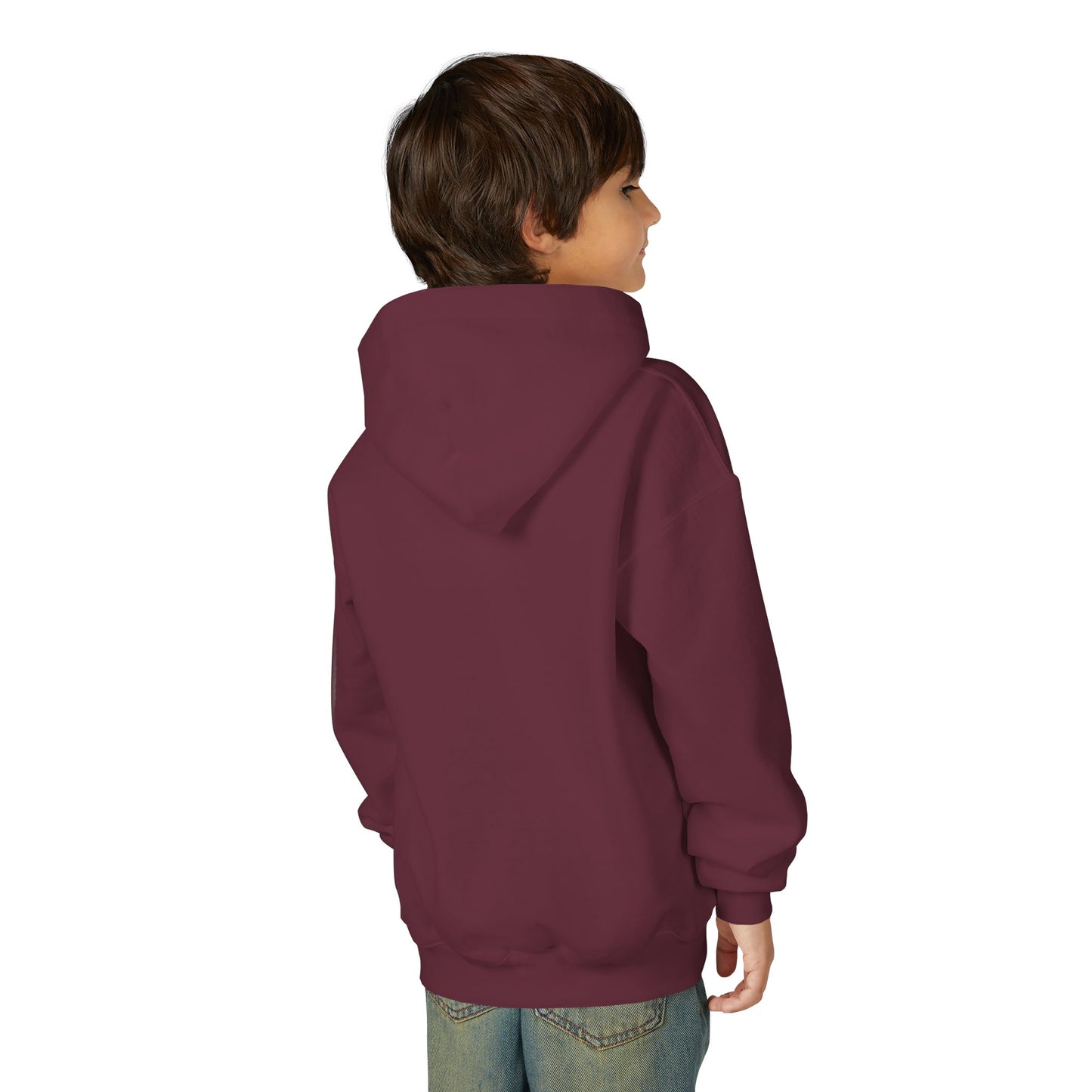Cute Anime Girl & Puppy Youth Hoodie — Kawaii Kids Pullover for Anime Fans