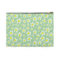 Floral Accessory Pouch for Organizing Essentials, Travel Makeup Bag, Spring Floral Zip Bag, Cute Gift for Women, Daisy Print Clutch