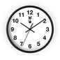 Cute Cat Wall Clock, Feline Decor, Home Office, Gift for Cat Lovers, Adorable Wall Art