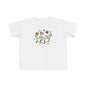 Whimsical Toddler Tee - 'Be Kind' Design, Cute Kids' Shirt, Floral Graphic Tee, Toddler Gift, Inspirational Apparel