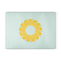 Lemon-Themed Glass Cutting Board | Kitchen Decor, Gift for Chefs, Foodie Present, Summer Cooking, Home & Garden