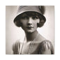 Vintage 1920s Flapper Portrait Canvas