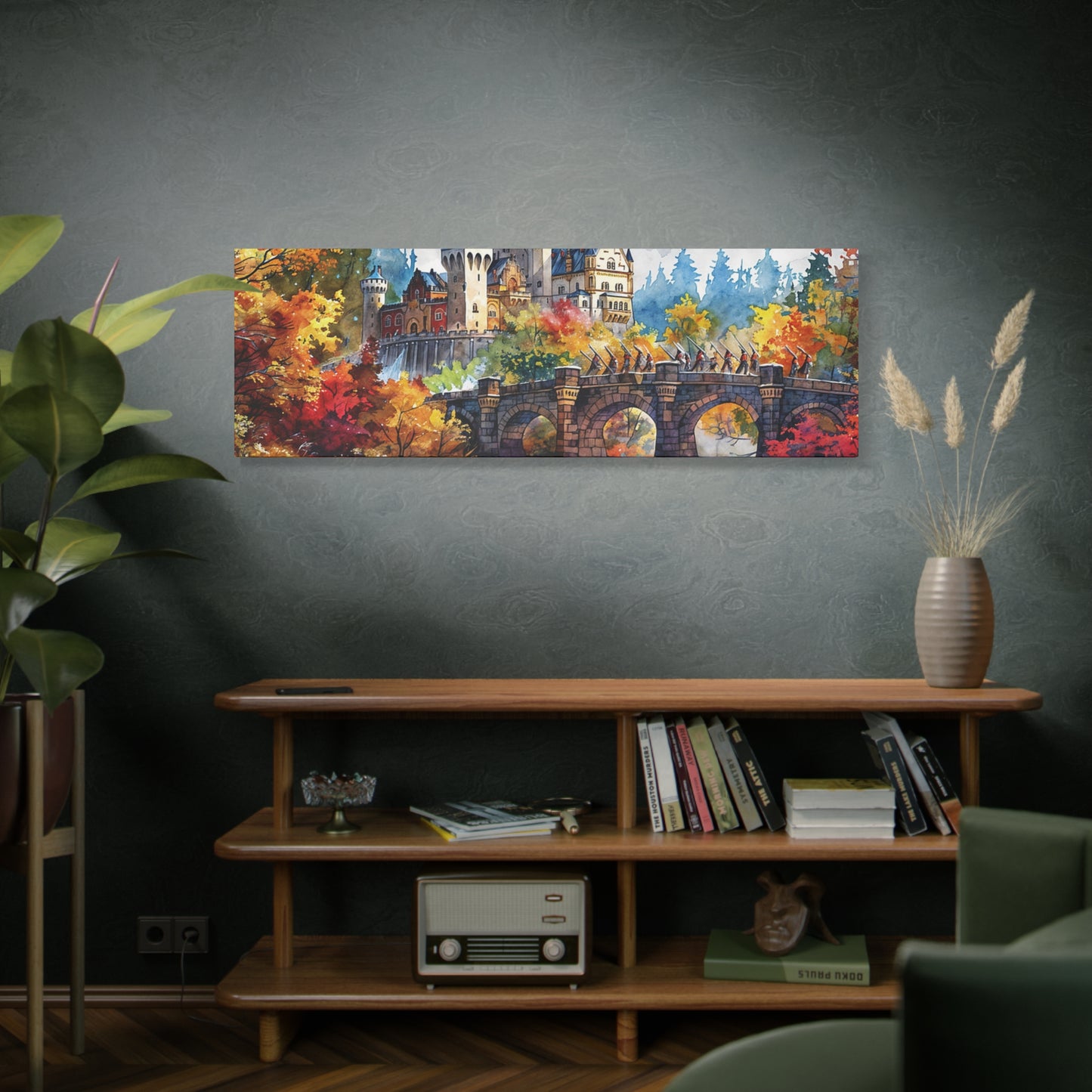 Matte Canvas, Stretched, 1.25" - Castle