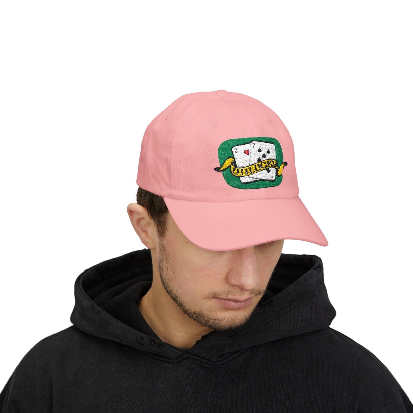 Dad Cap — 'UnLucky' Playing Cards Embroidered Baseball Hat