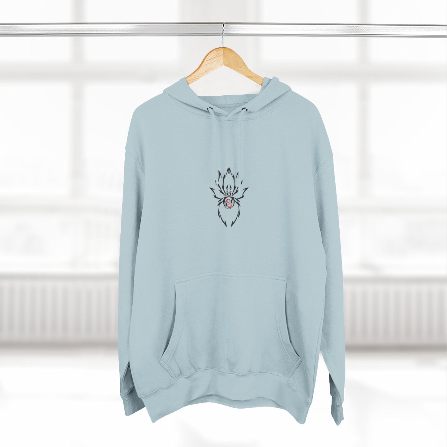 Cozy Spider Fleece Hoodie - Spooky Fashion, Unisex Casual Wear, Halloween Gift, Fall Fashion, Comfortable Layering