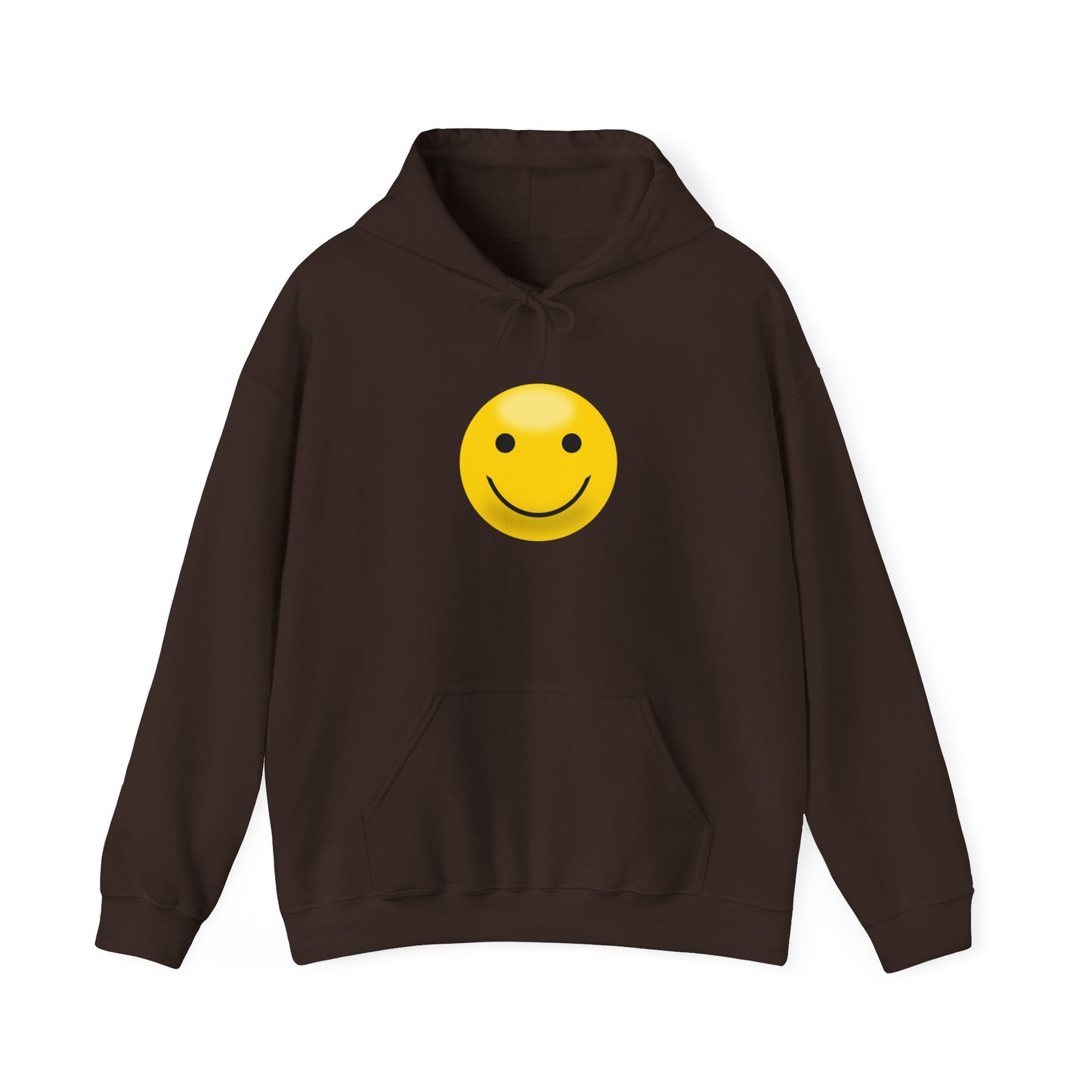 Smiley Face Hooded Sweatshirt, Unisex Cozy Hoodie