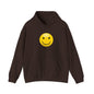 Smiley Face Hooded Sweatshirt, Unisex Cozy Hoodie