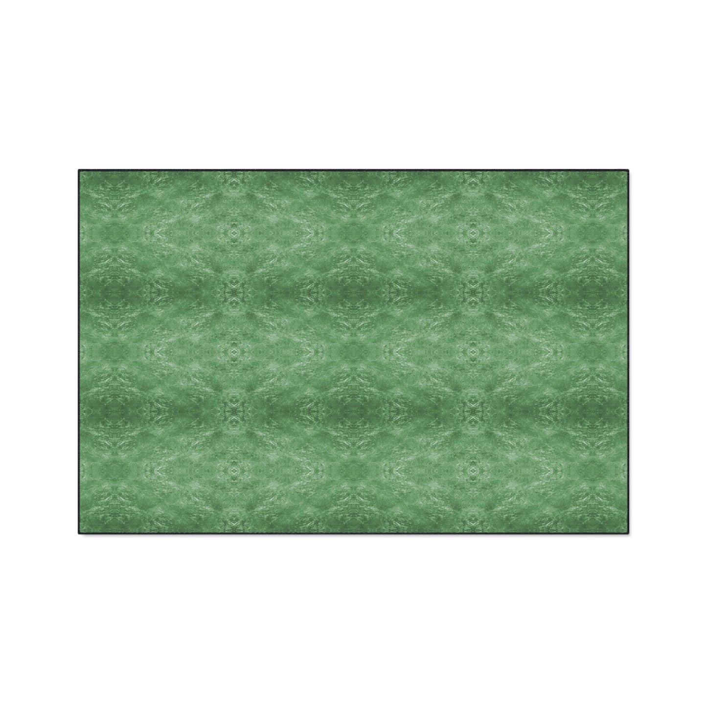 Green Textured Heavy-Duty Floor Mat — Durable Indoor/Outdoor Entry Rug