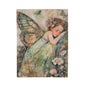 Fairy Dream Velveteen Plush Blanket — Sleeping Fairy Art Throw for Kids & Nursery