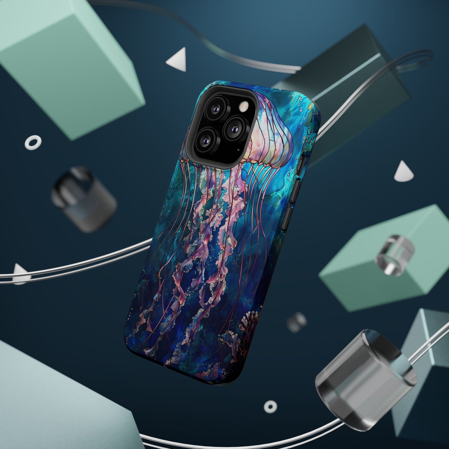 Jellyfish Ocean Magnetic Impact Phone Case