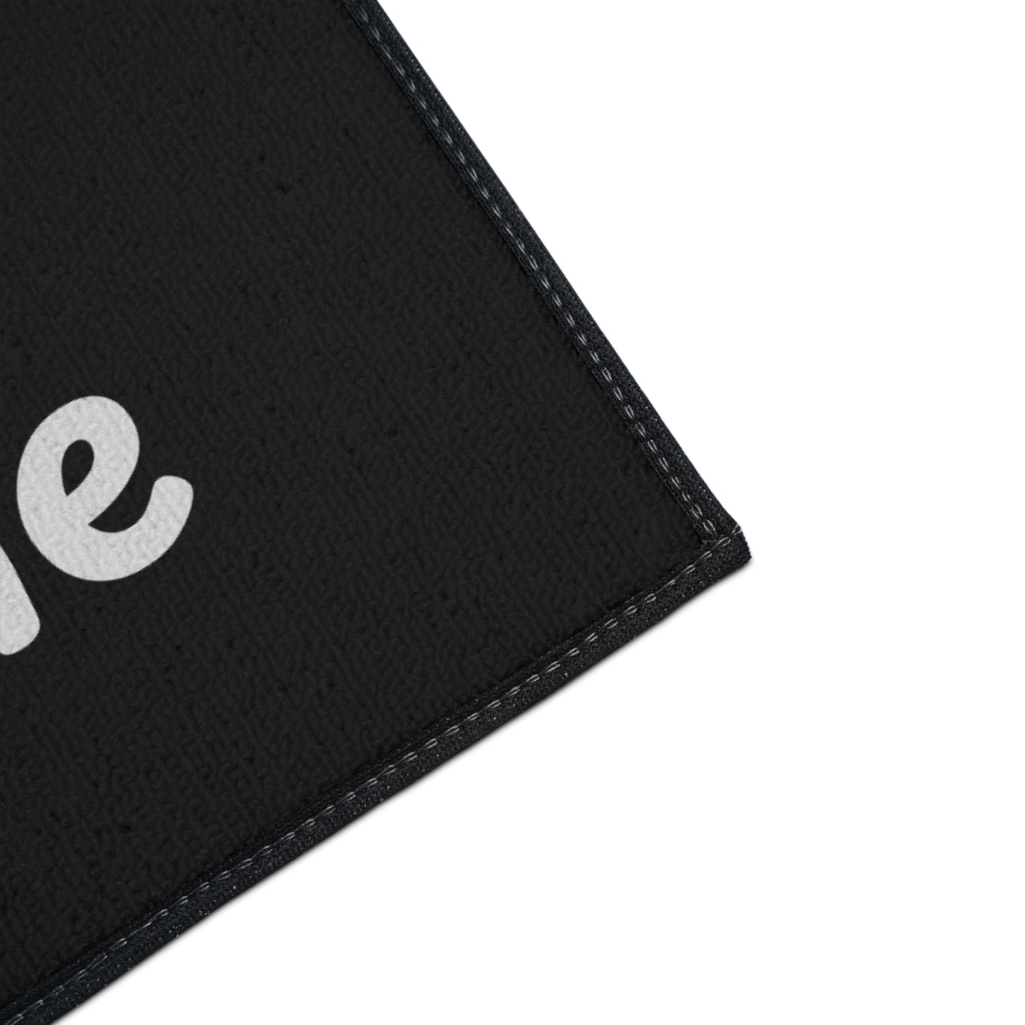 Welcome to Our Home Floor Mat — Colorful Wave Entrance Rug