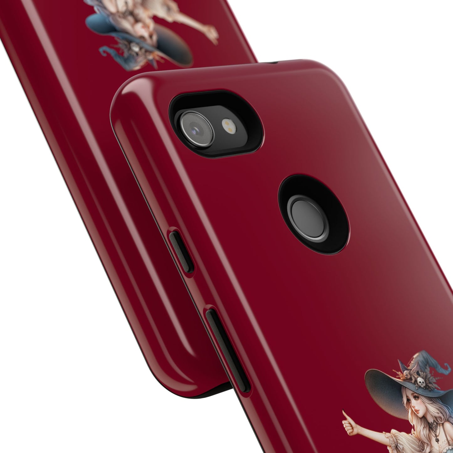 Witchy Phone Case - Magical, Durable - Halloween Gift, Cosplay Accessory, Cute Witch Design