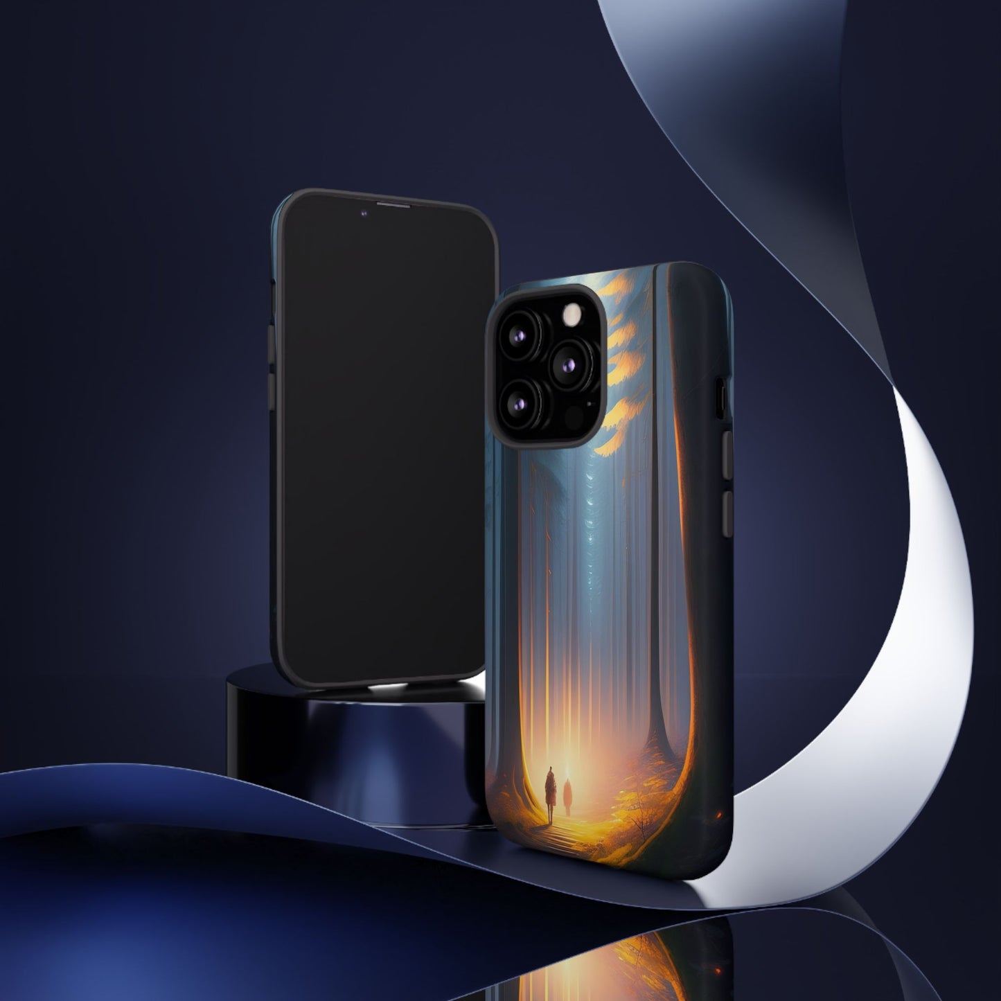 Phone Case — Mystical Forest Nightscape Protective Tough Case