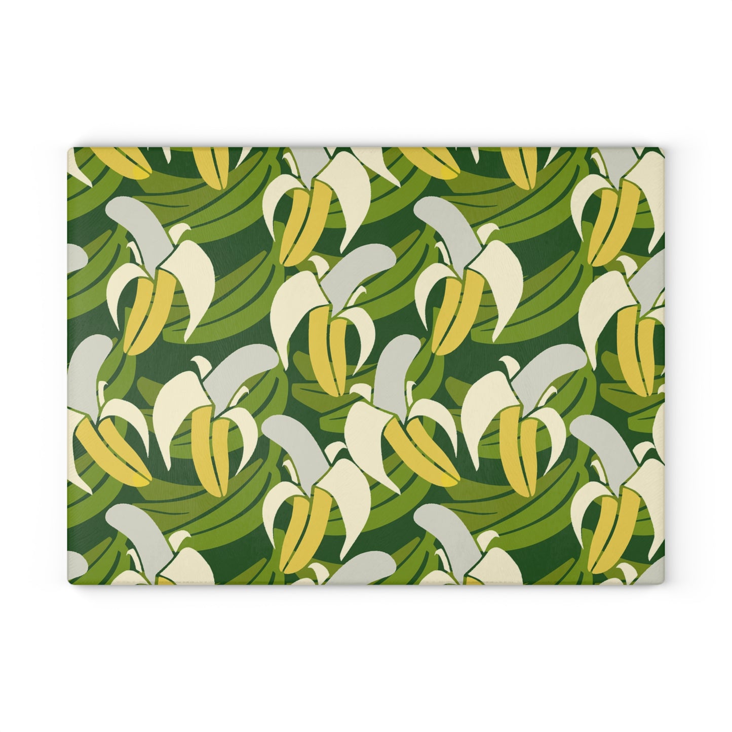 Banana Leaf Glass Cutting Board - Kitchen Decor