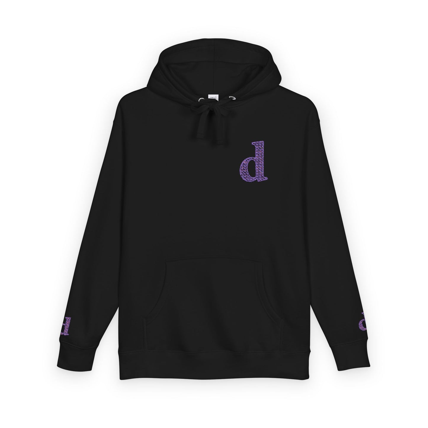 Floral Initial Unisex Fleece Hoodie | Cozy Casual Wear, Gifts for Her, Monogrammed Hooded Sweatshirt, Fall Fashion, Birthday Present