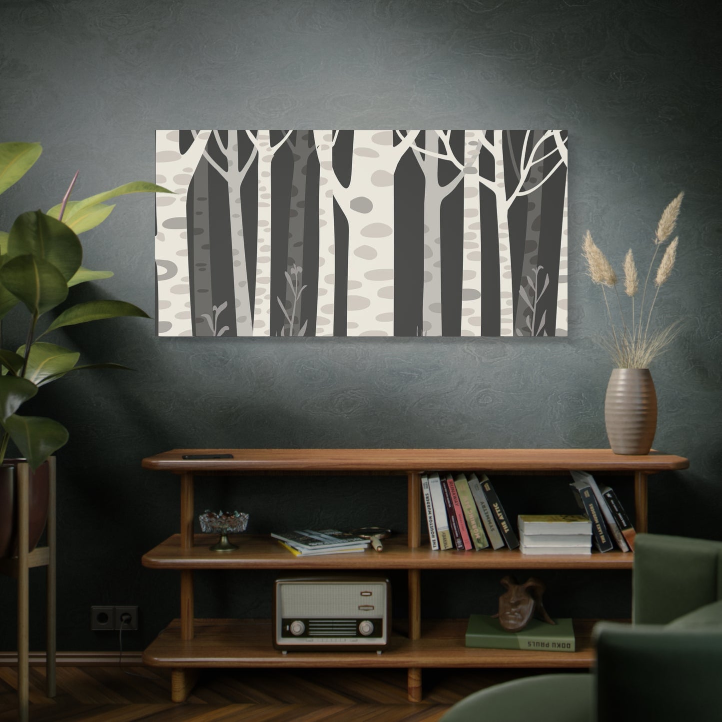 Matte Canvas, Stretched, 1.25" - Trees