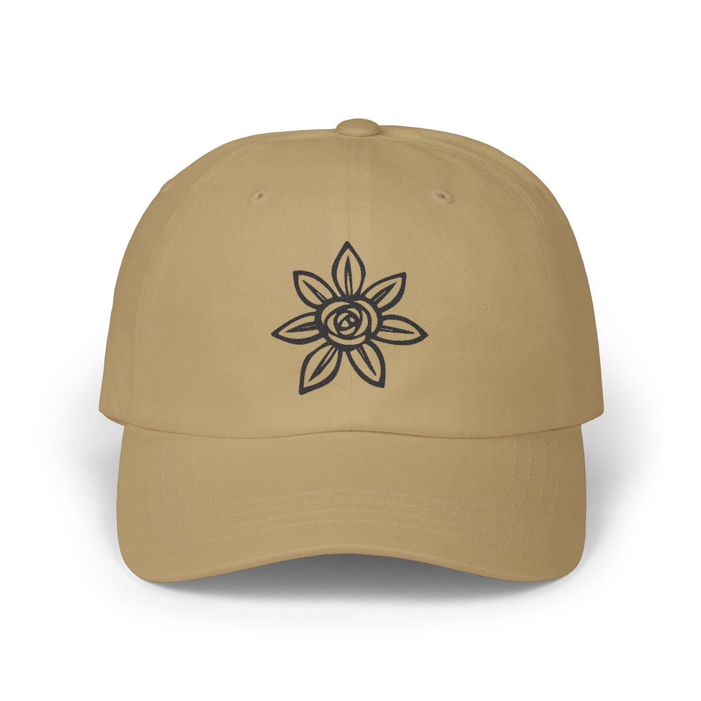 Classic Embroidered Dad Cap | Floral Design Hat | Unisex Casual Cap | Perfect Gift for Dad | Summer Accessory | Streetwear