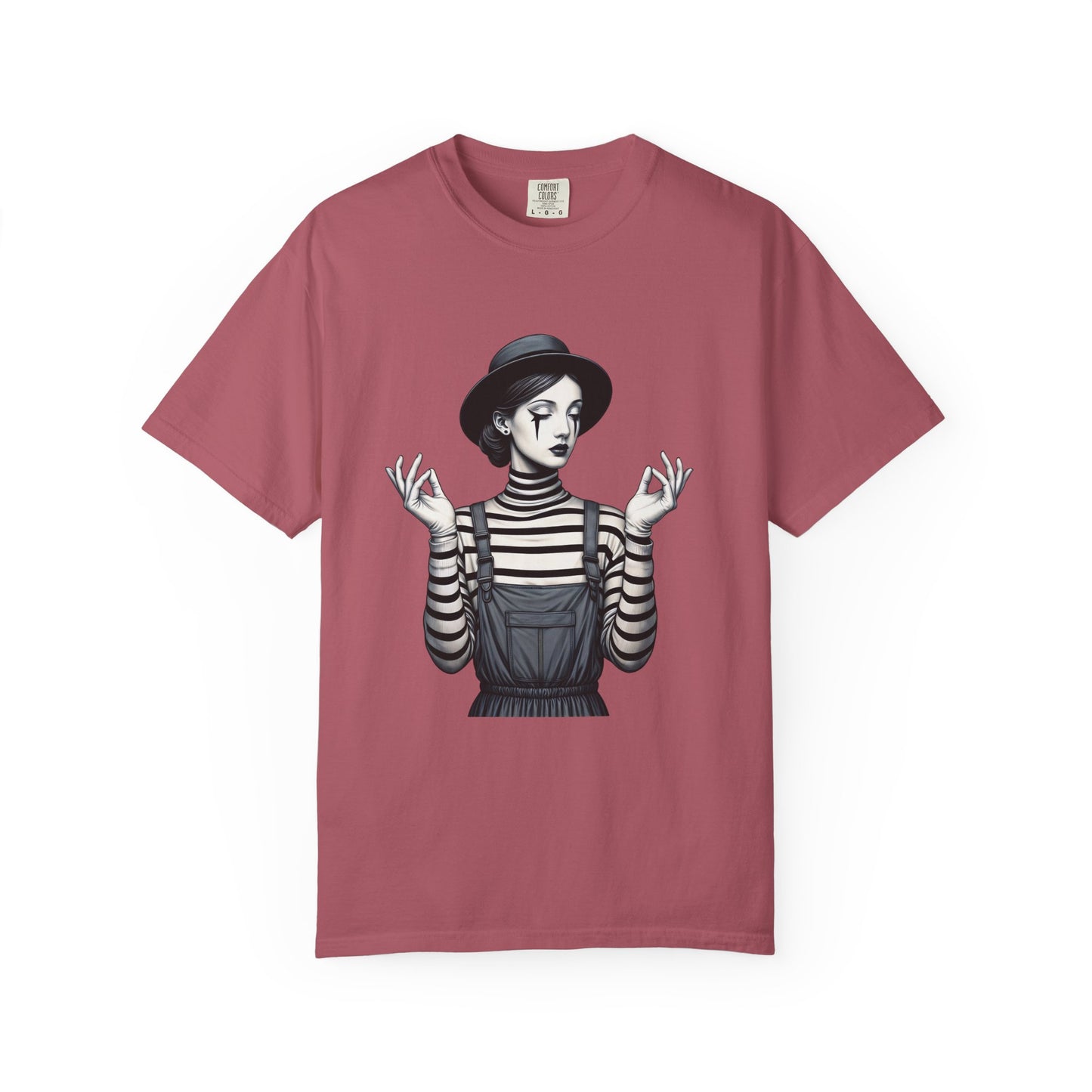 Gothic Striped Graphic Unisex T-Shirt, Edgy Casual Wear, Alternative Fashion, Gift for Her