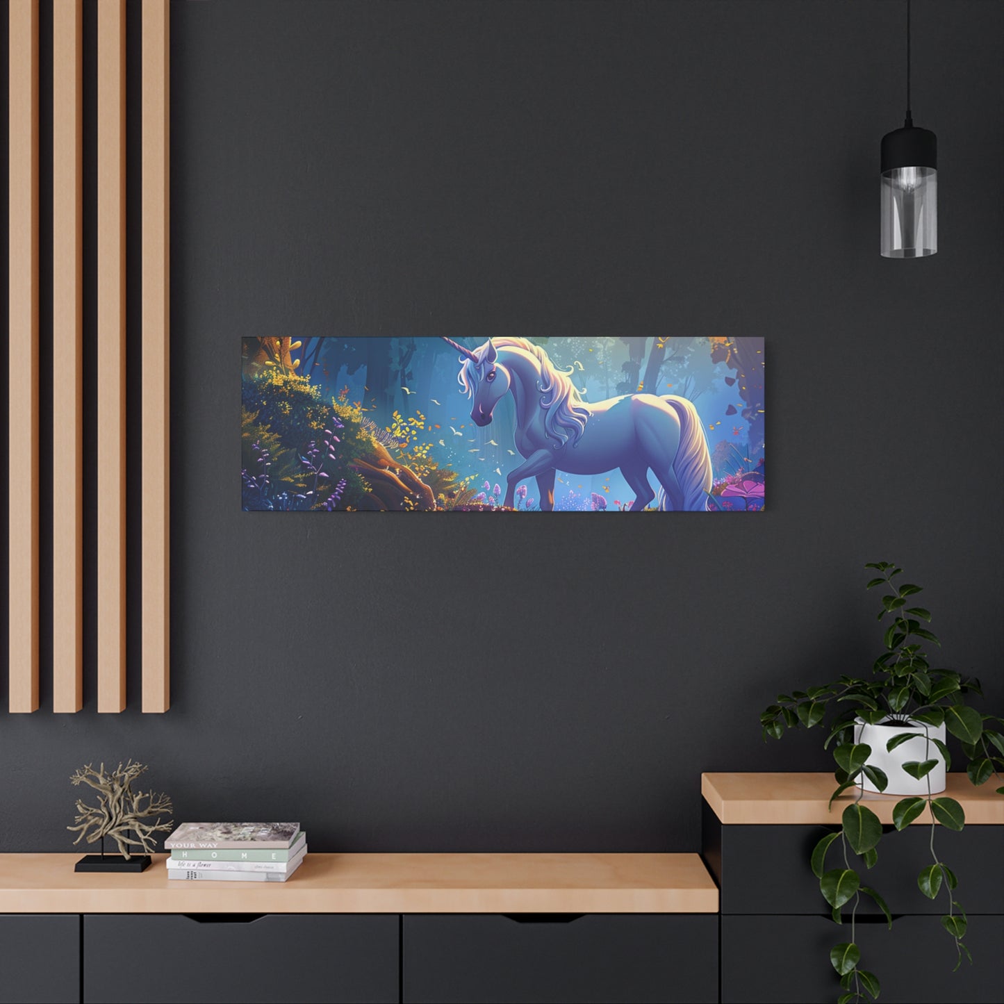 Matte Canvas, Stretched, 1.25" - Unicorn