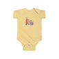 Animal Alphabet Infant Bodysuit, Cute Baby Clothes, Unique Baby Shower Gift, Personalized Baby Outfit, Fun Toddler Apparel
