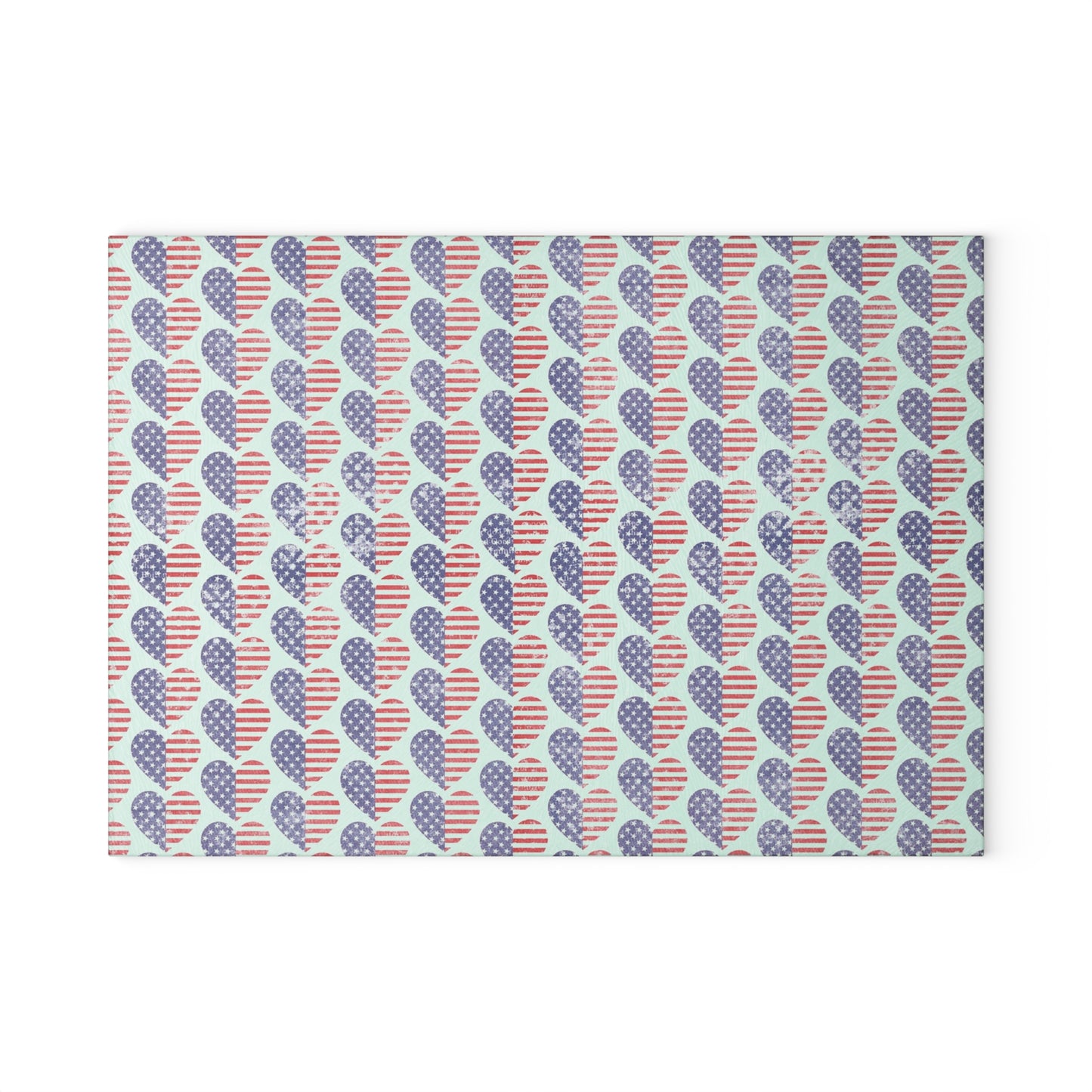 Patriotic Glass Cutting Board for Home Chefs