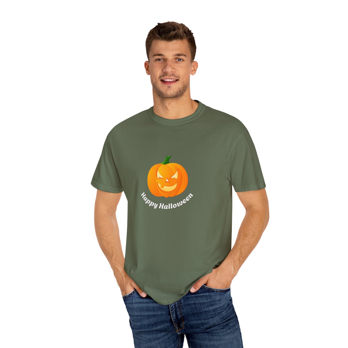 Halloween Pumpkin T-Shirt, Unisex Fall Shirt, Spooky Tee, Autumn Casual Wear, Trick or Treat Costume