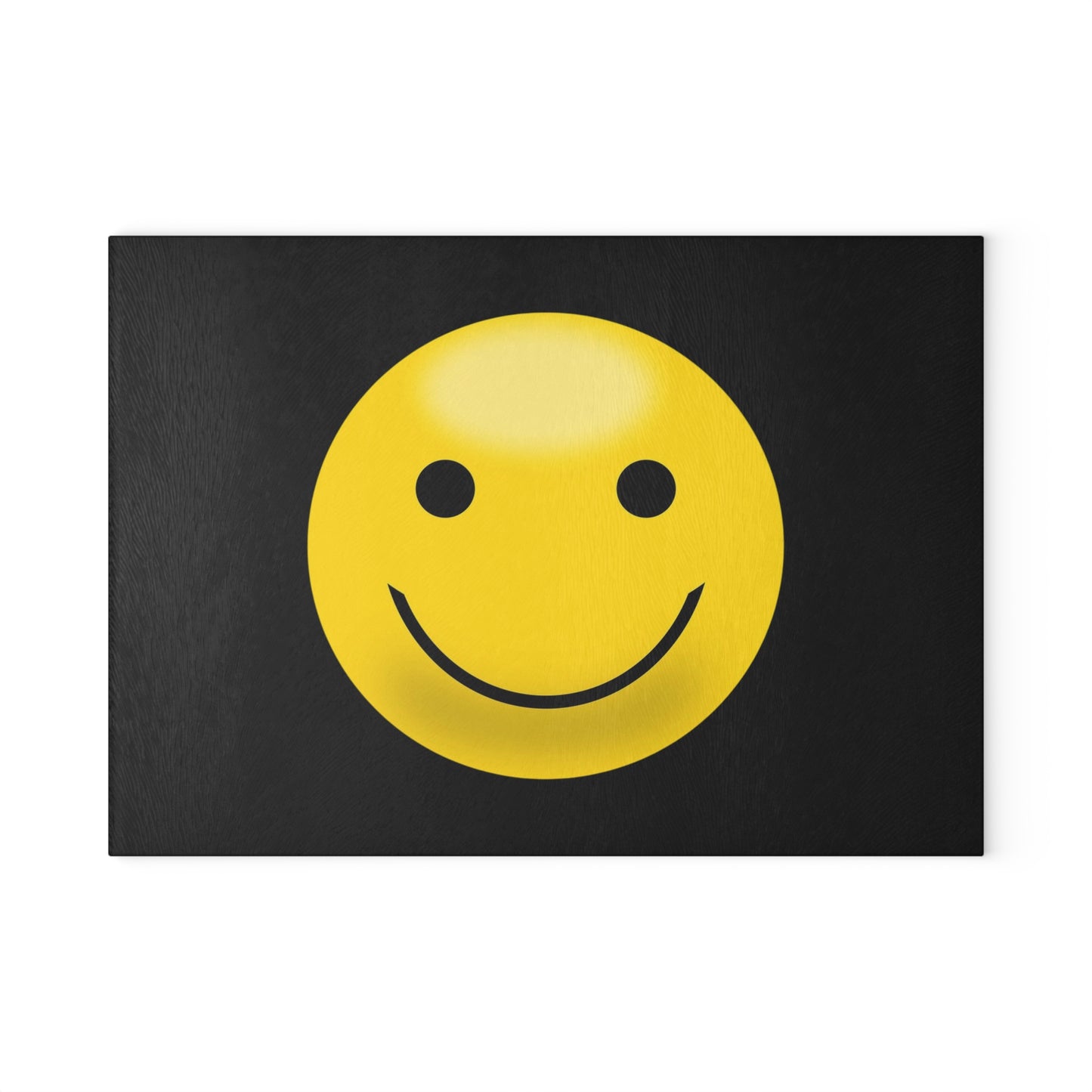 Smiley Face Glass Cutting Board, Fun Kitchen Decor, Gift for Chefs, Unique Housewarming Gift, Positive Vibes Cooking Accessory