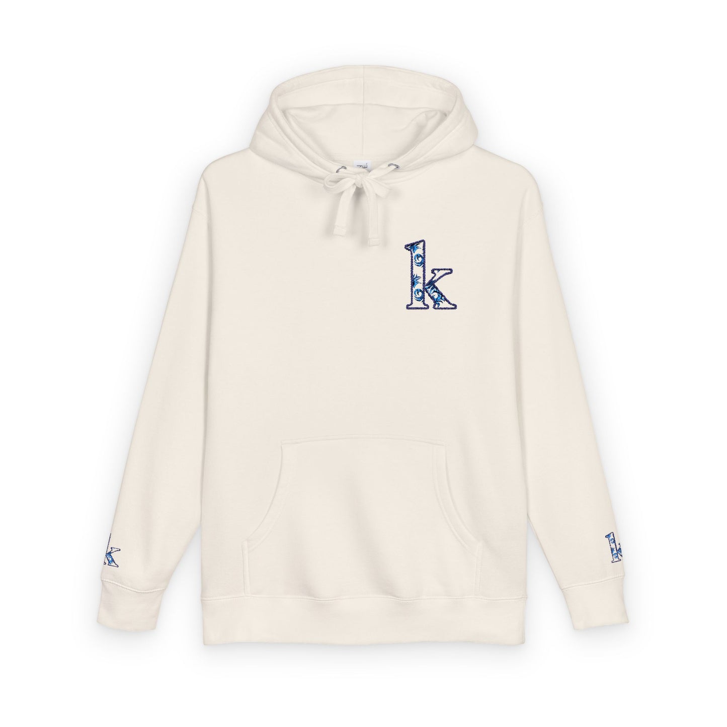 Cozy Floral Monogram Fleece Hoodie for Unisex - Perfect Gift for Birthdays, Valentine’s Day, Casual Wear, Adventure