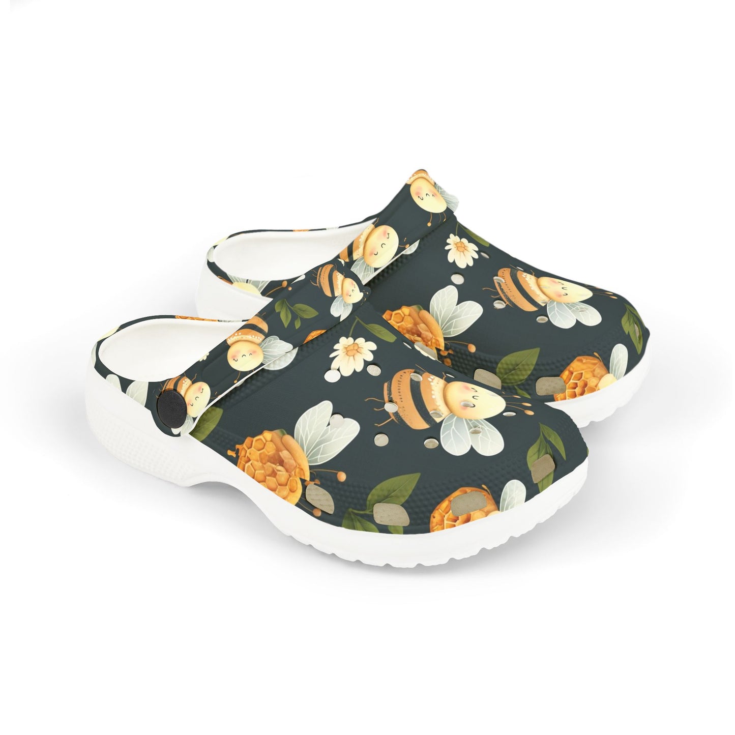Bee-Themed Kid's Foam Clogs