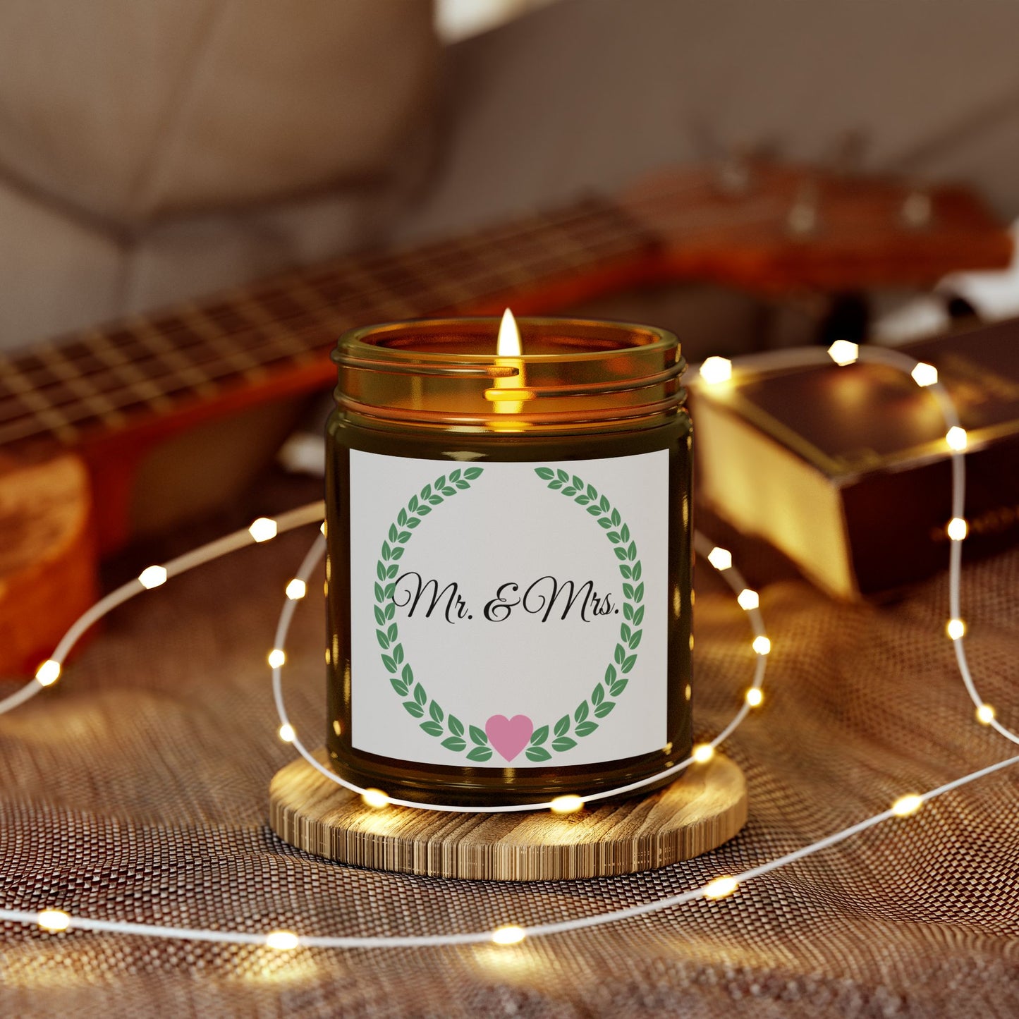 Mr & Mrs Scented Candles - Perfect Wedding Favor, Bridal Shower Gift, Home Décor, Engagement Celebration