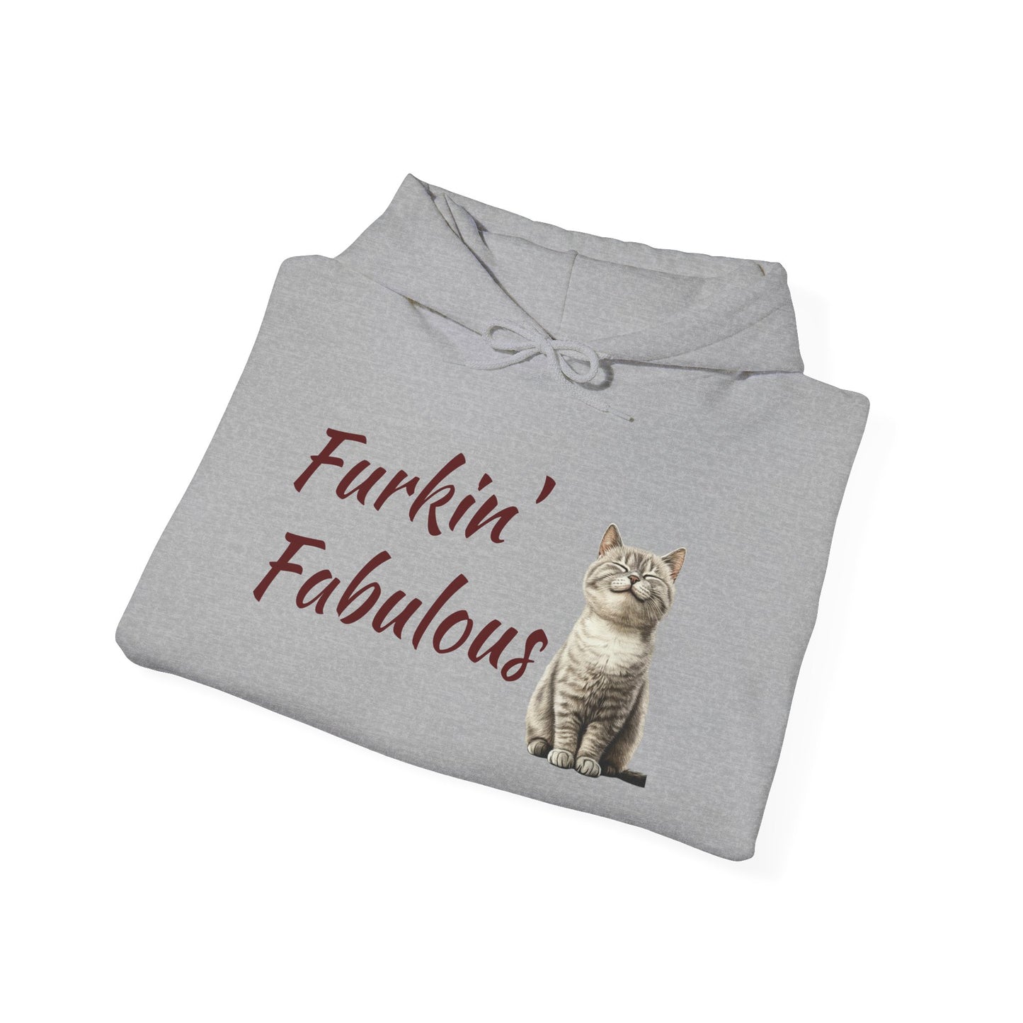 Furkin' Fabulous Cat Hoodie — Cute Kitten Graphic Sweatshirt