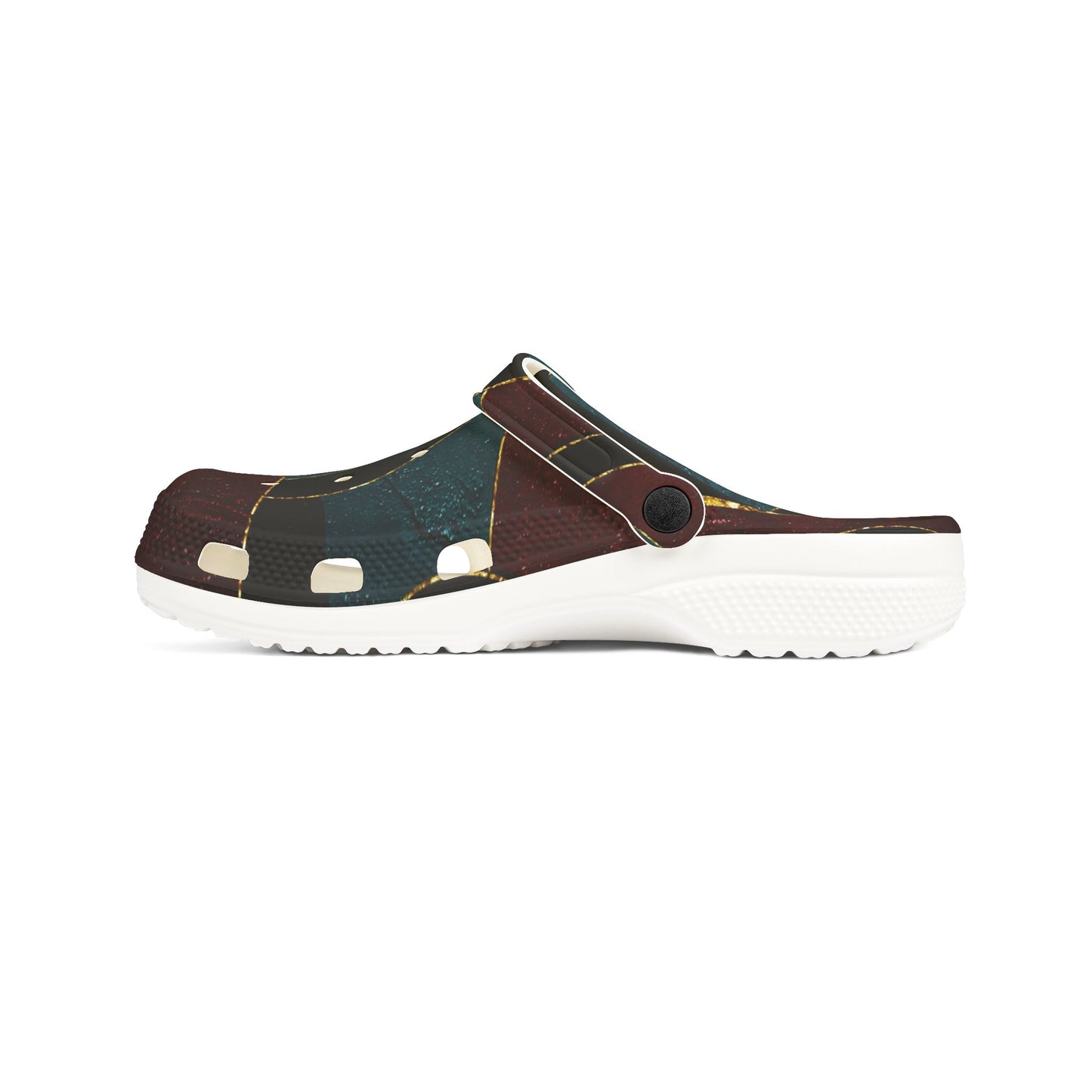 Abstract Polka Dot EVA Clogs — Comfortable Slip-On Rubber Shoes