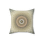 Bohemian Home Decor Pillow, Circular Patterned Cushion, Unique Room Accent, Cozy Throw Pillow, Gift for Home Lovers
