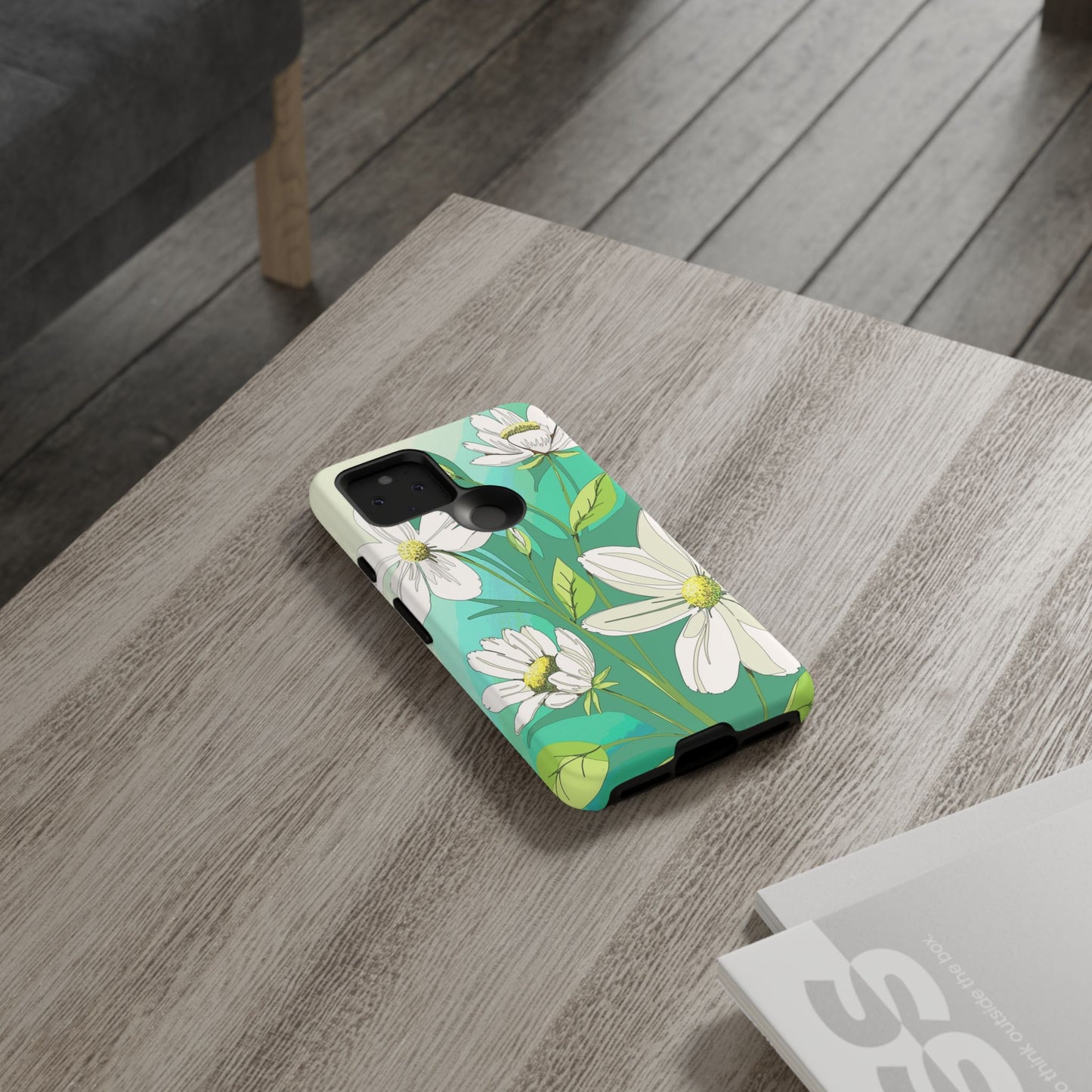 Floral Phone Case, Tough Cases, Flower Design, Nature Inspired, Eco-Friendly Cover, Unique Gift for Her, Spring Accessories