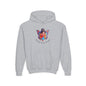 Inspirational Youth Hoodie - "Flaunt Your Wings", Cozy Sweatshirt, Gift for Teens, Motivational Apparel, Butterfly Design