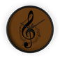 Musical Notes Wall Clock, Unique Home Decor for Musicians