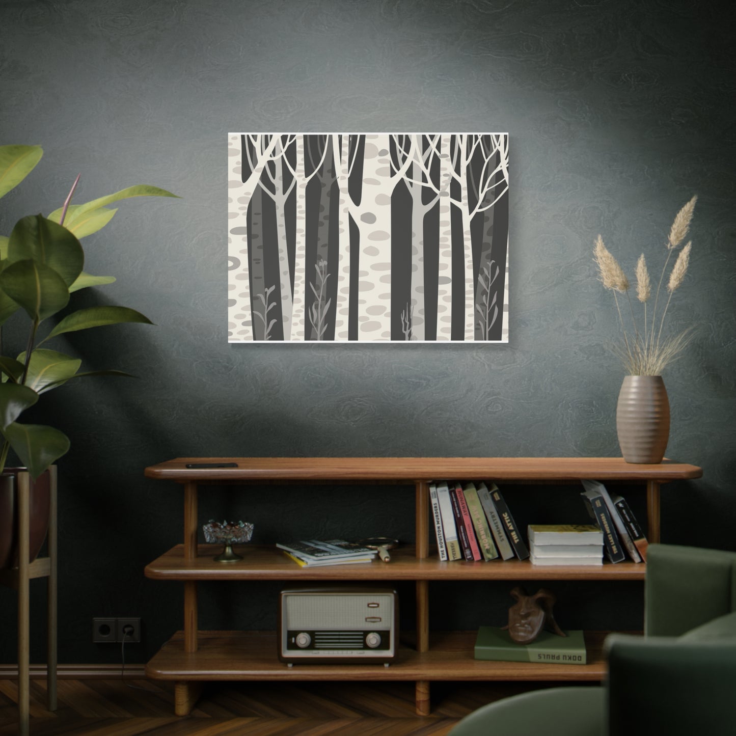 Matte Canvas, Stretched, 1.25" - Trees
