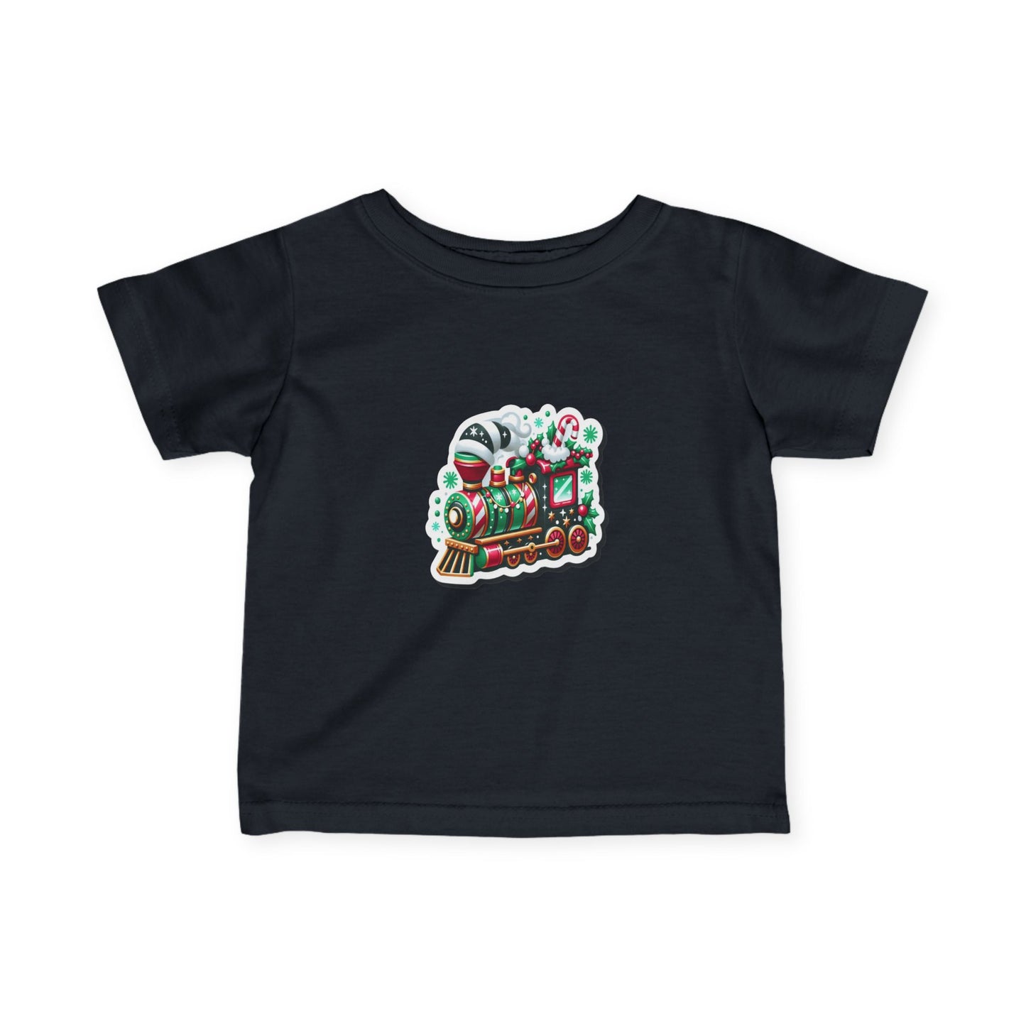 Infant Tee — Cute Christmas Toy Train Holiday Baby Shirt
