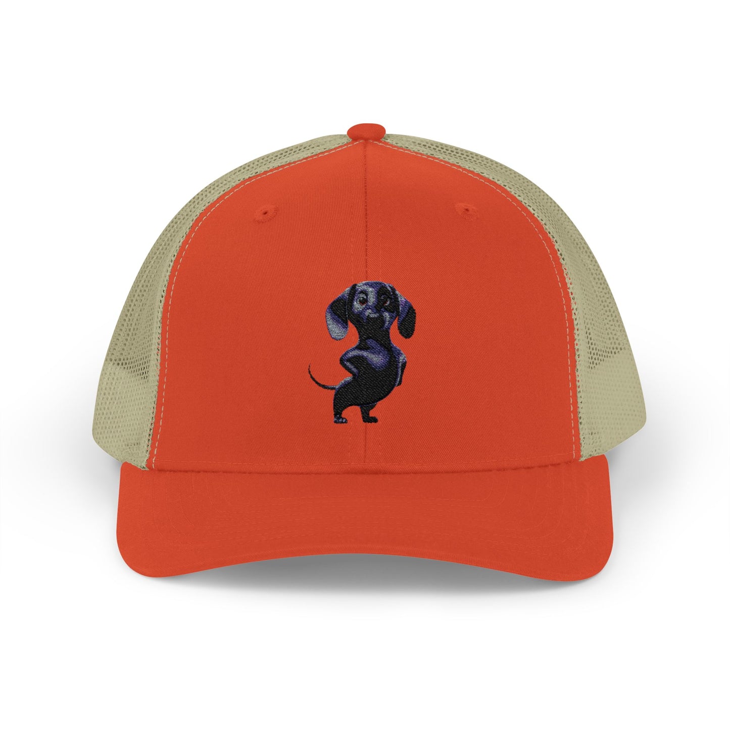Dachshund Galaxy Trucker Cap – Embroidered Space Sausage Dog Snapback