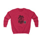 Kids Sweatshirt - "Love Has Four Paws" Cute Puppy Graphic Pullover for Dog Lovers