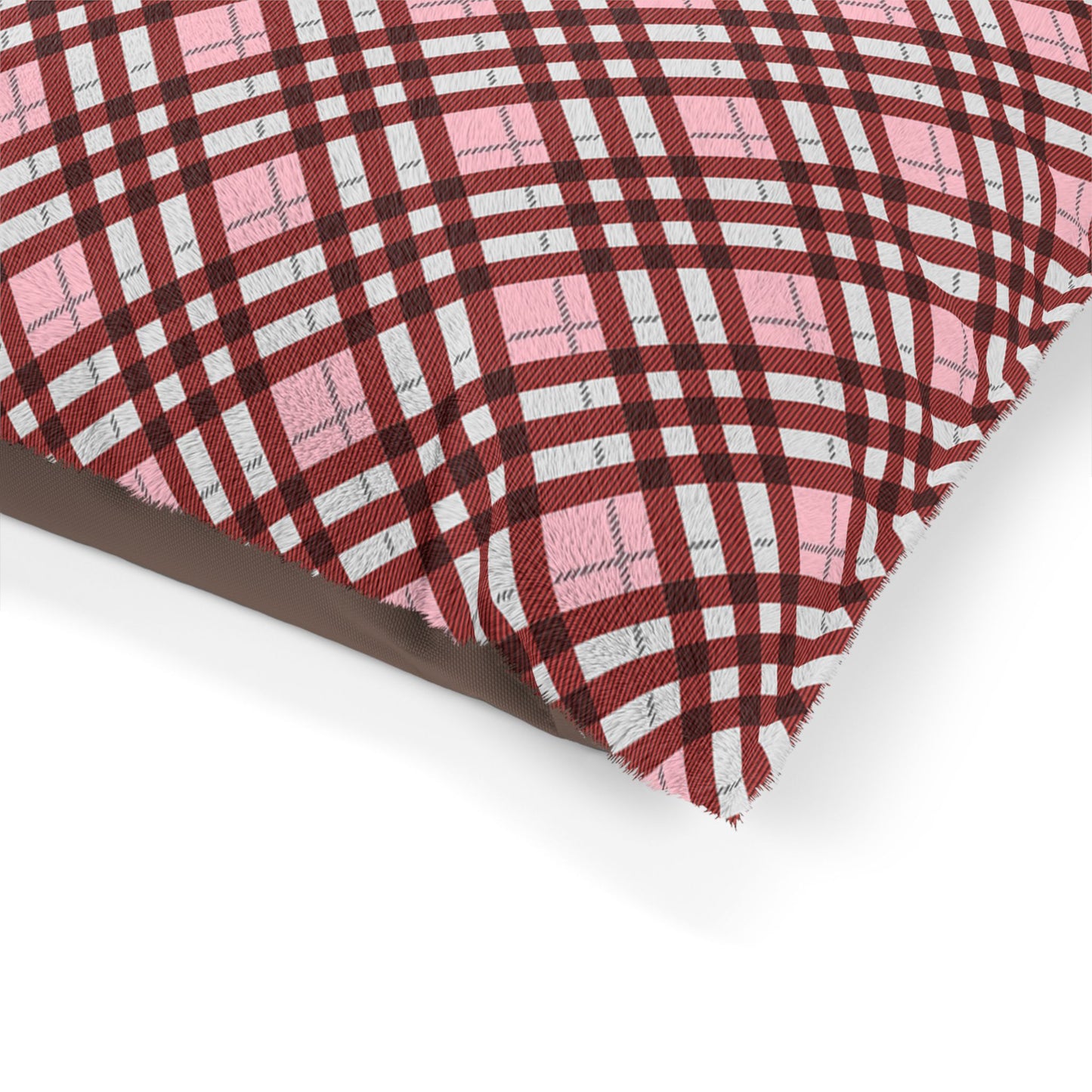Comfort Plaid Pet Bed for Cozy Pups, Dog Bed, Cat Bed, Puppy Blanket, Pet Accessories, Holiday Gifts for Pet Lovers