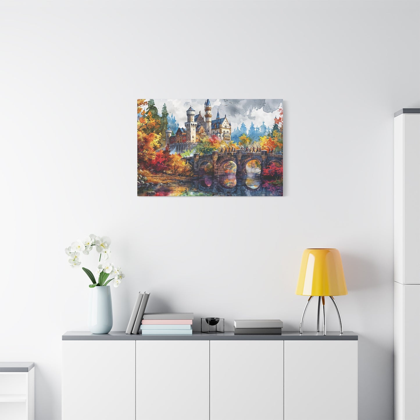 Matte Canvas, Stretched, 1.25" - Castle