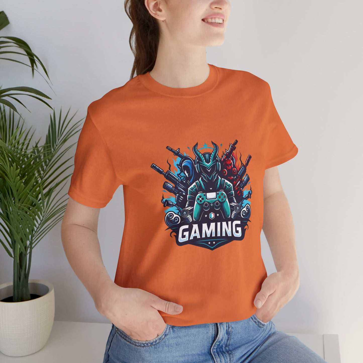 Gaming Controller Emblem Tee — Esports Gamer Graphic T-Shirt