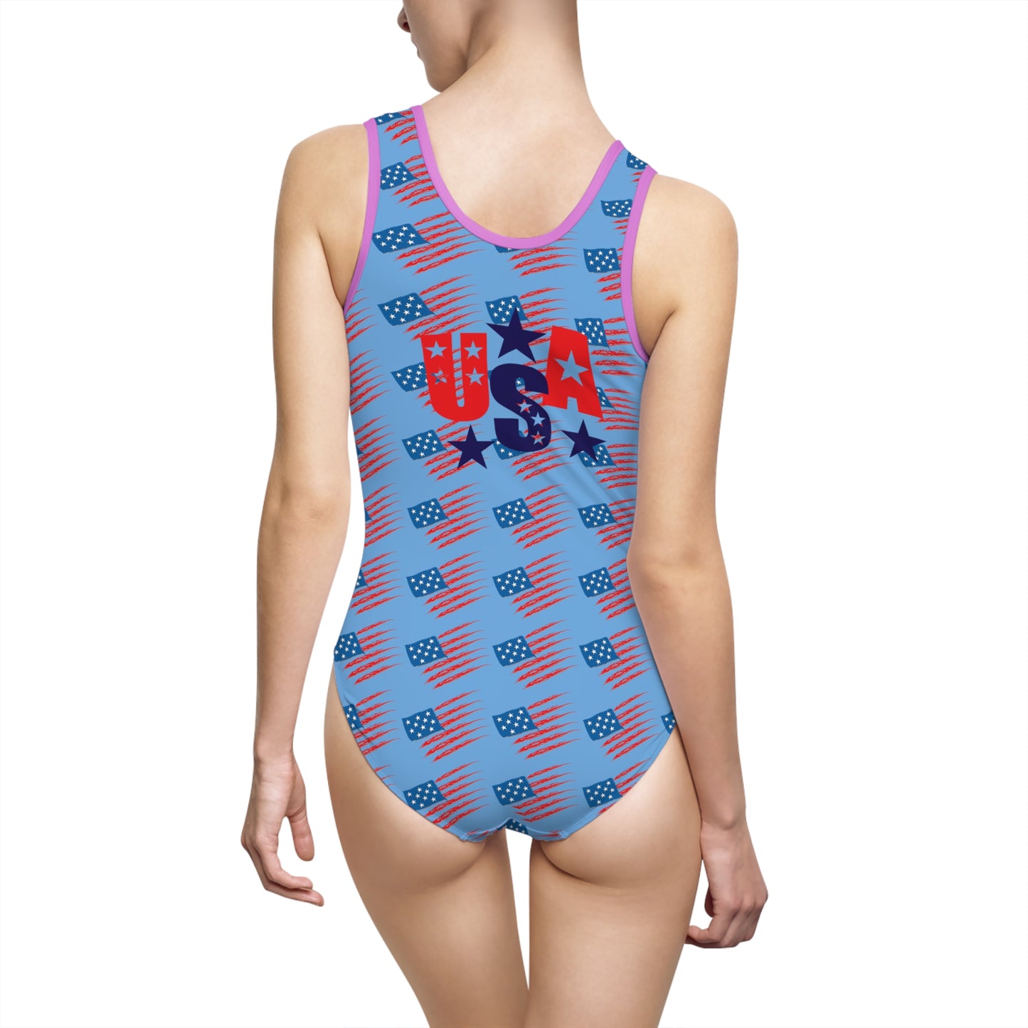 Patriotic Women's One-Piece Swimsuit