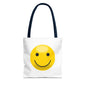 Smiley Face Tote Bag, Eco-Friendly Shopping Bag