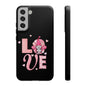 Love Gnome Phone Case — Cute Pink Heart Valentines Protective Case