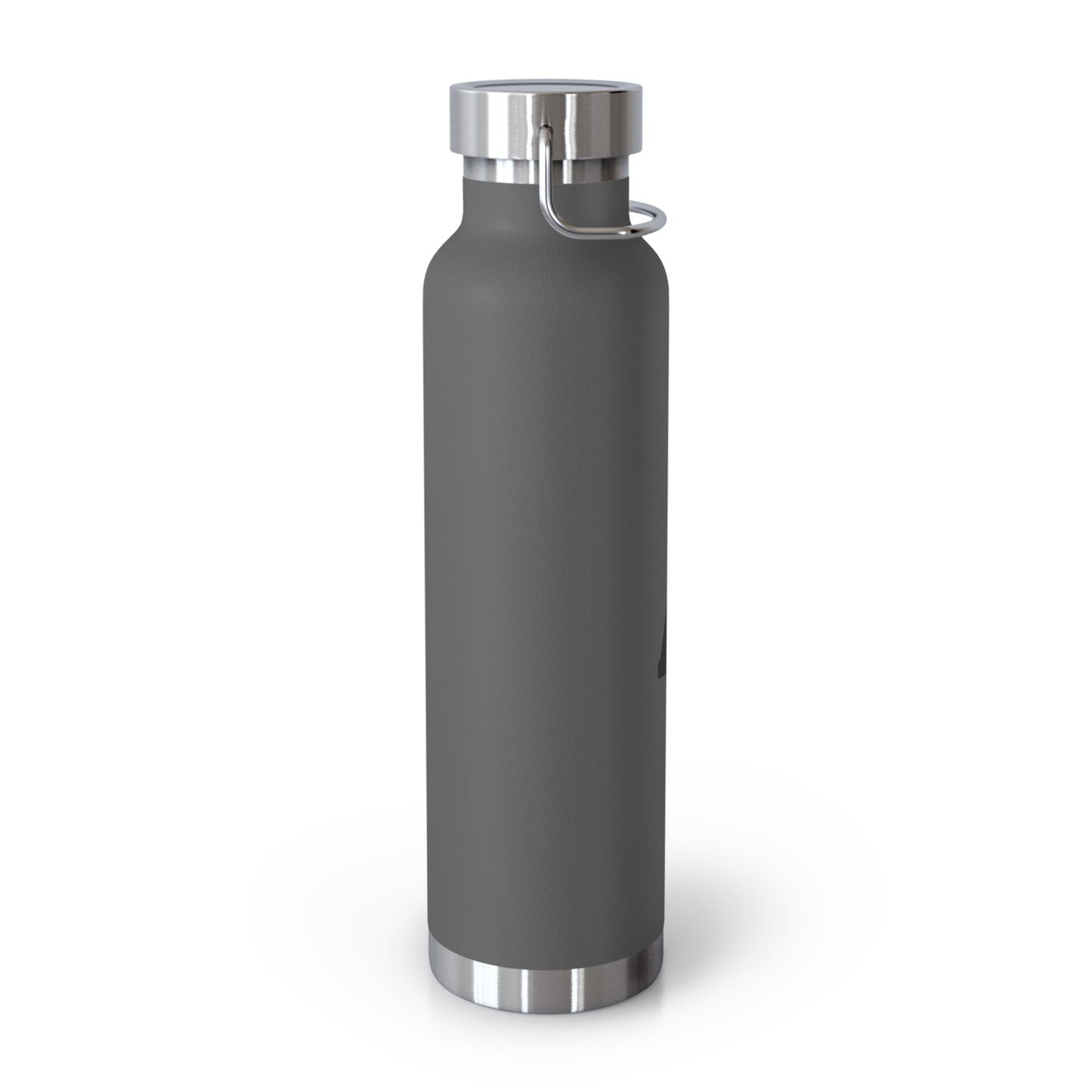 Personalized Copper Insulated Water Bottle, 22oz - Letter A